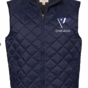Vintage Diamond Quilted Vest- Women's Navy