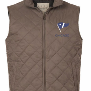 Vintage Diamond Quilted Vest- Men's Driftwood